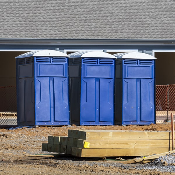 what is the cost difference between standard and deluxe porta potty rentals in McClellan Park